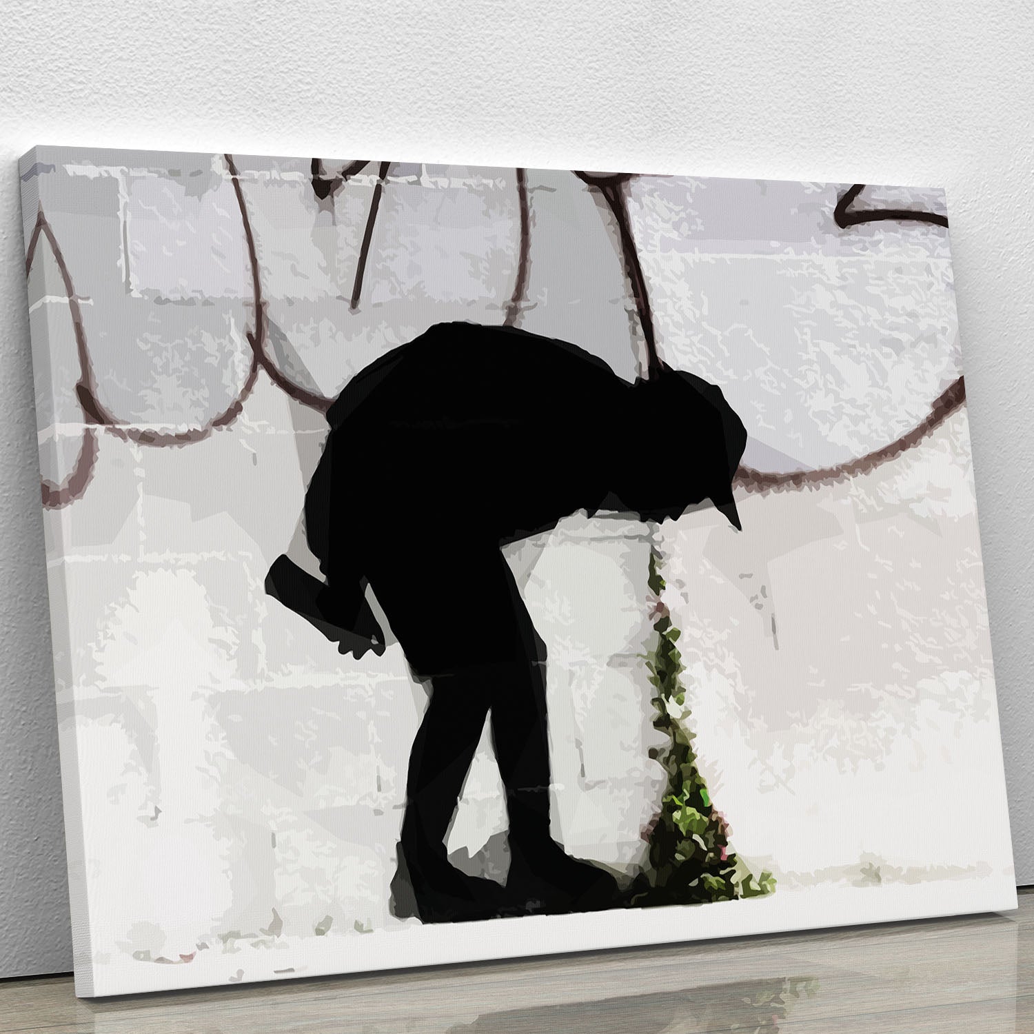 Banksy Better Out Than In Canvas Print or Poster - Canvas Art Rocks - 1
