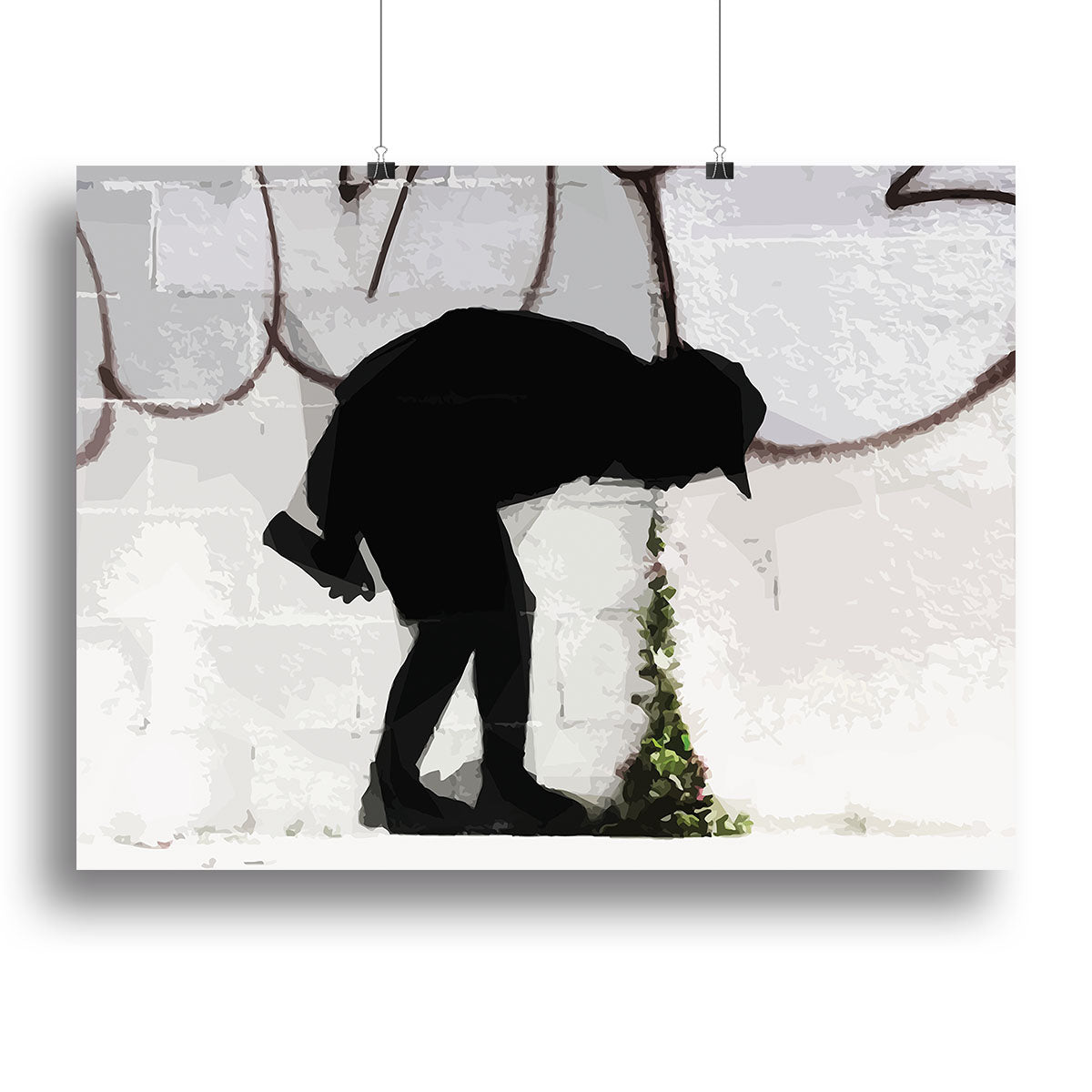 Banksy Better Out Than In Canvas Print or Poster - Canvas Art Rocks - 2