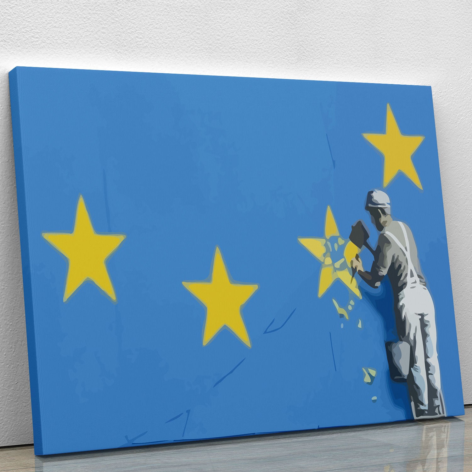 Banksy Brexit Star Dover Canvas Print or Poster - Canvas Art Rocks - 1