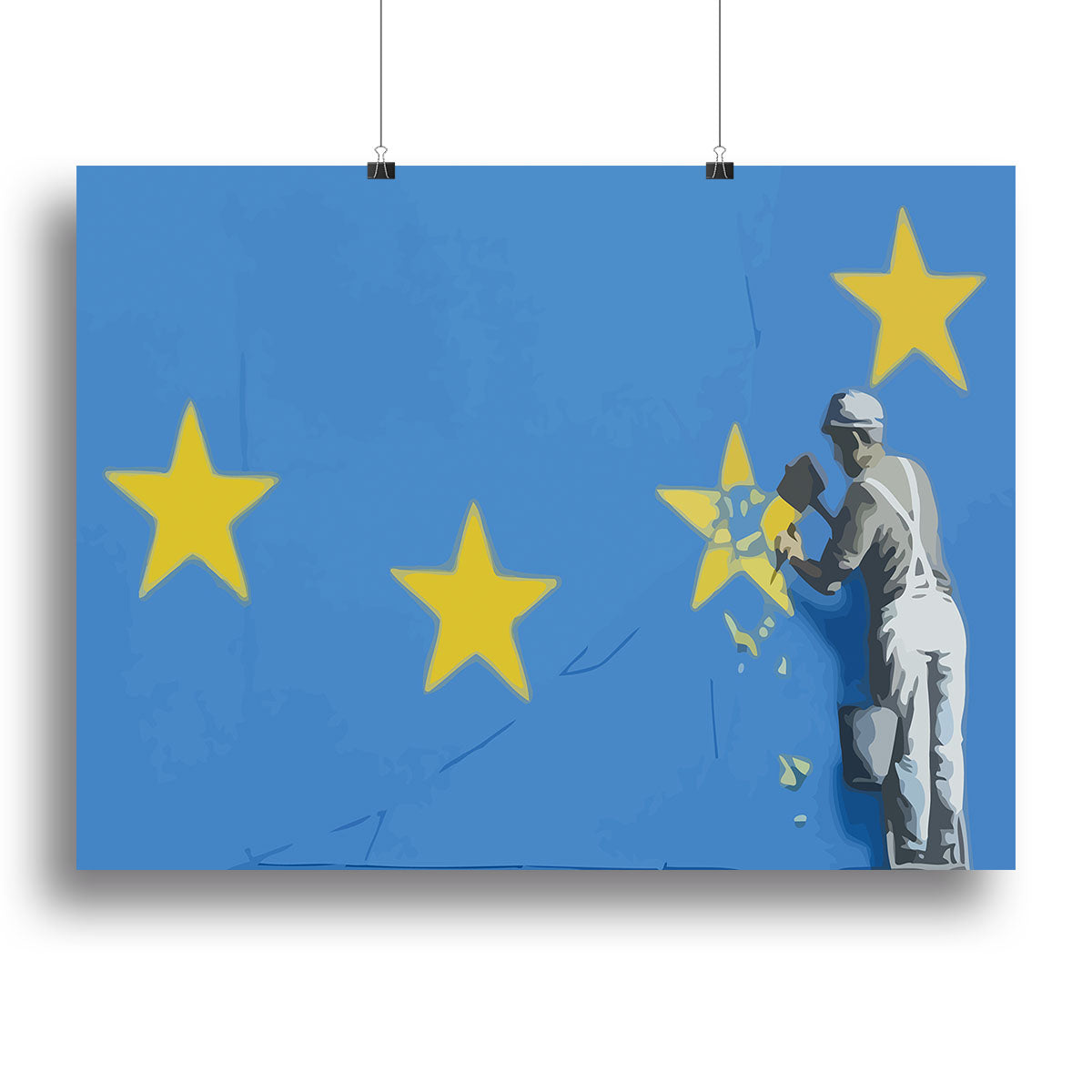 Banksy Brexit Star Dover Canvas Print or Poster - Canvas Art Rocks - 2