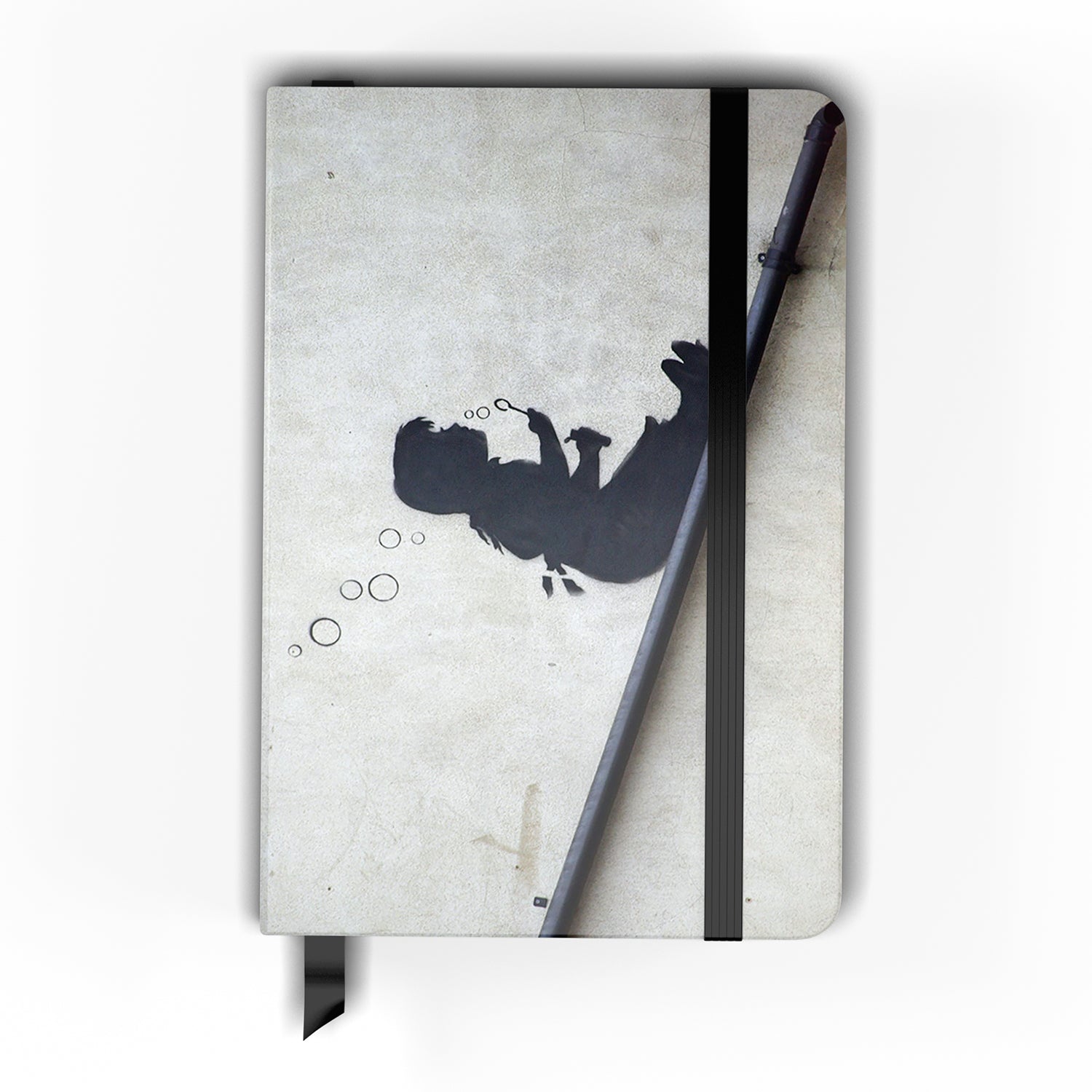 Banksy Bubble Slide Girl Notebook