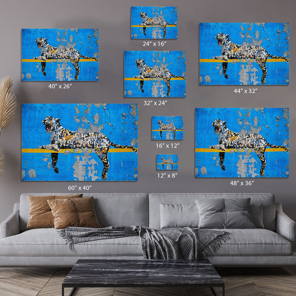 Banksy Cheetah Canvas Print or Poster - Canvas Art Rocks - 7