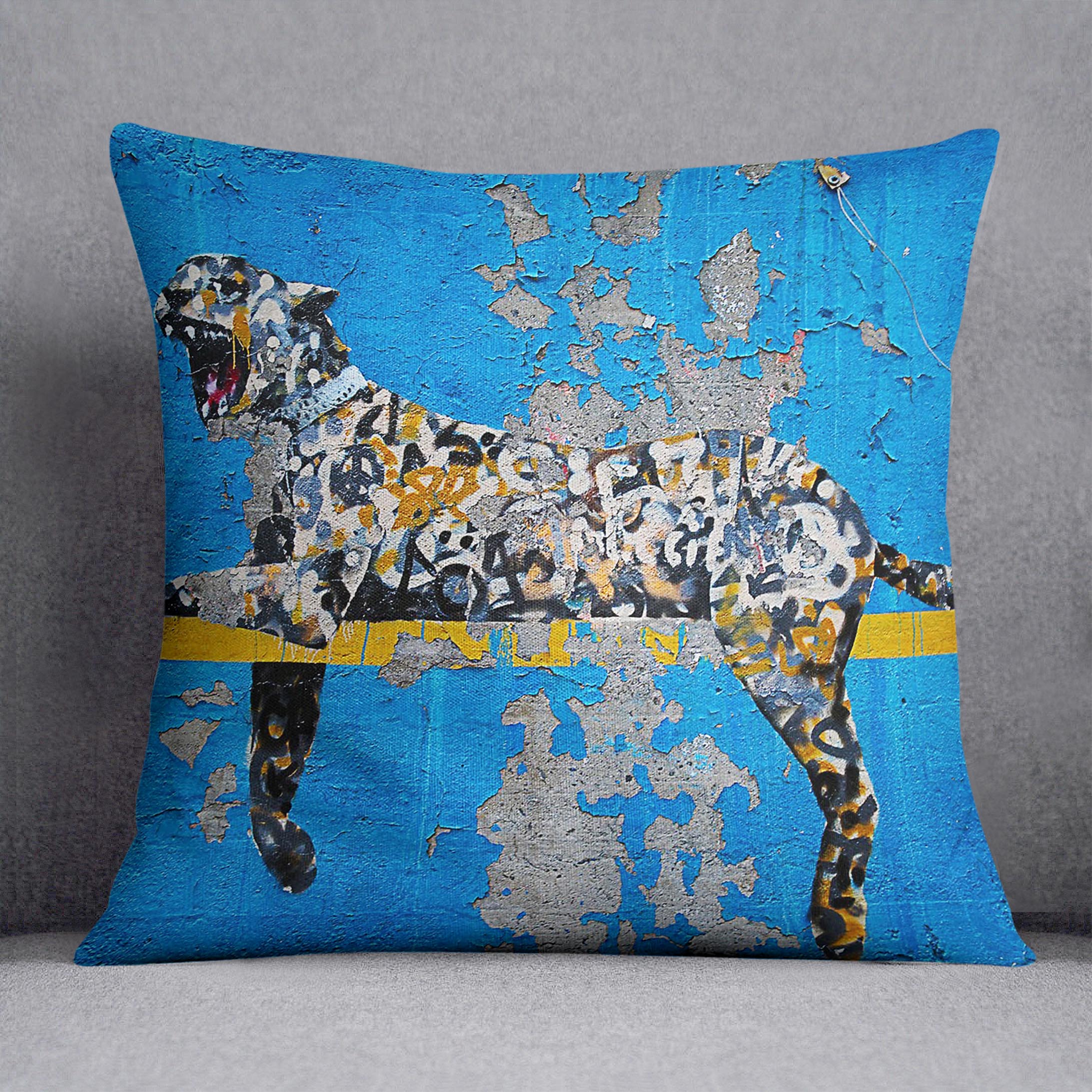 Banksy Cheetah Cushion
