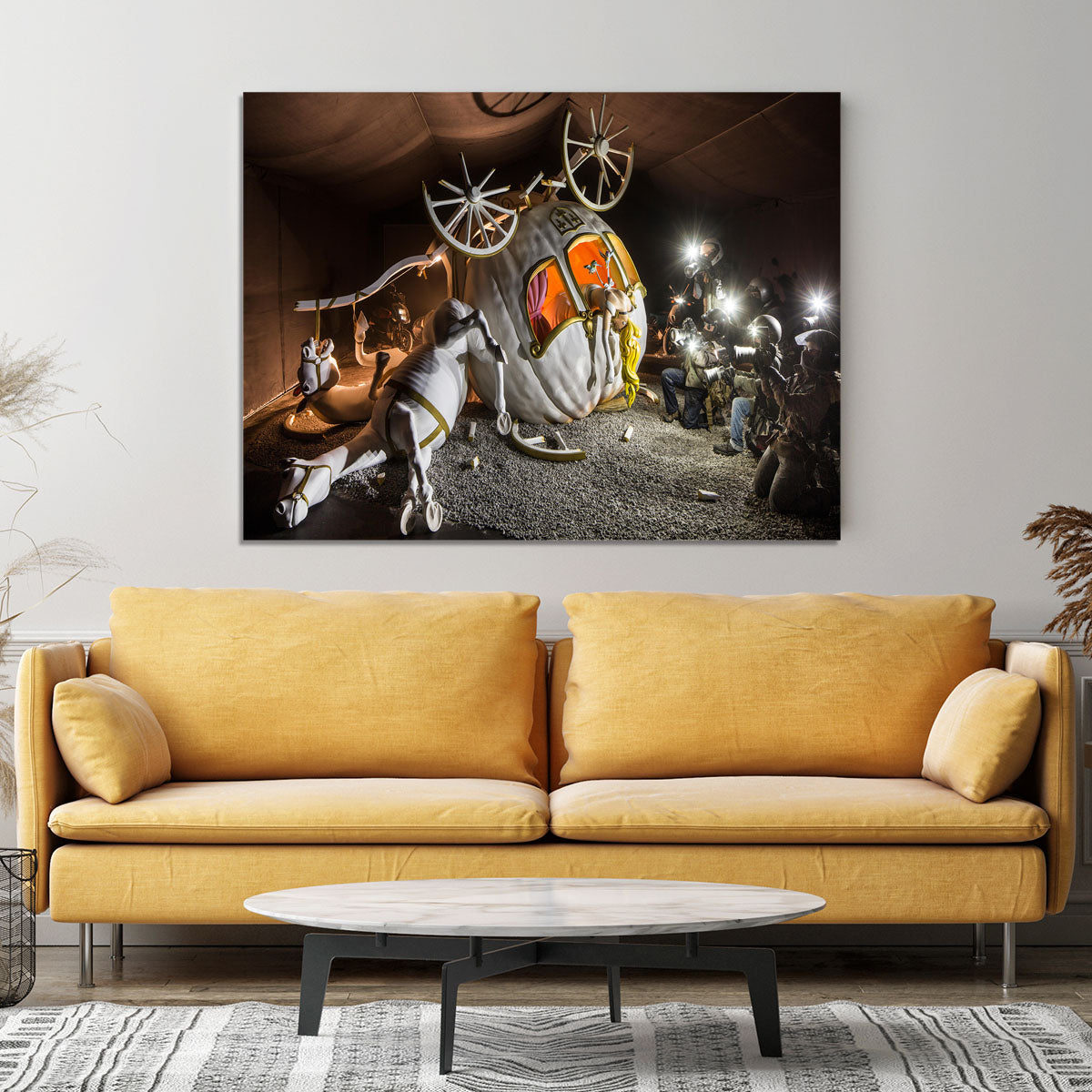 Banksy Cinderella Carriage Canvas Print or Poster - Canvas Art Rocks - 4