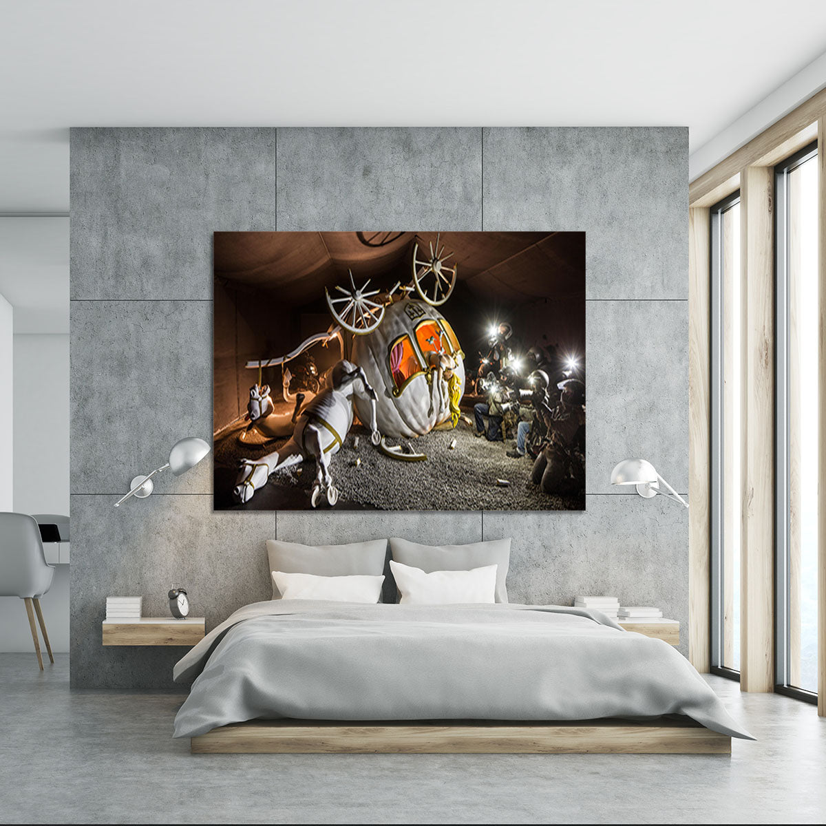 Banksy Cinderella Carriage Canvas Print or Poster - Canvas Art Rocks - 5