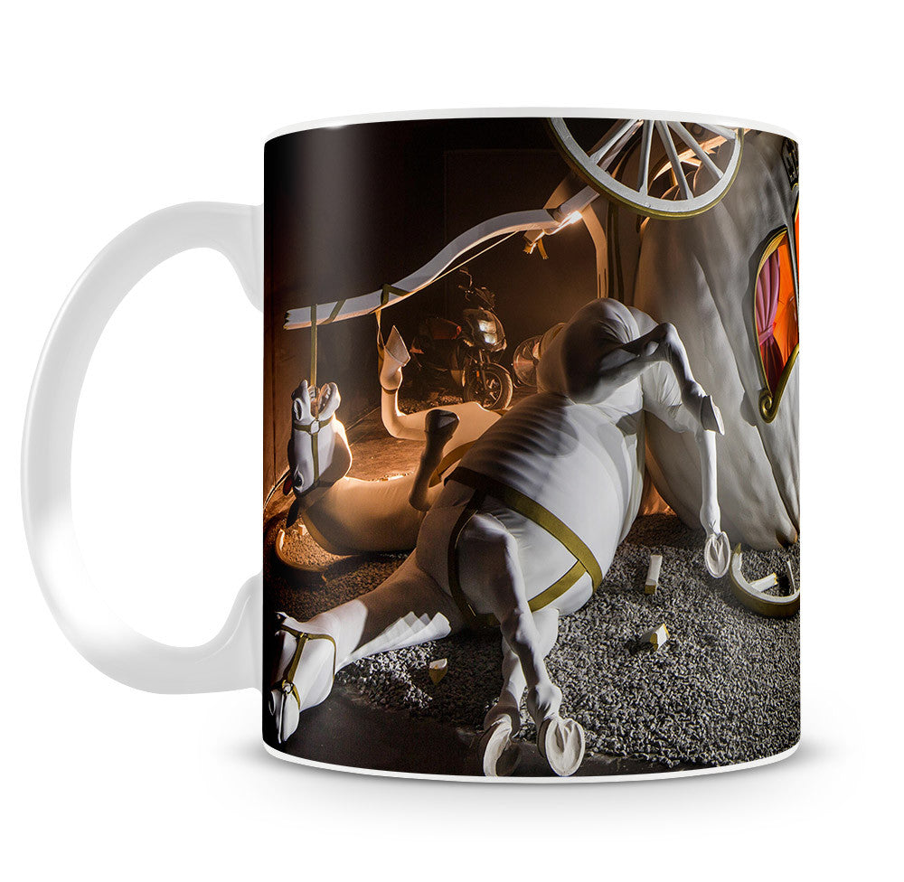 Banksy Cinderella Carriage Mug - Canvas Art Rocks