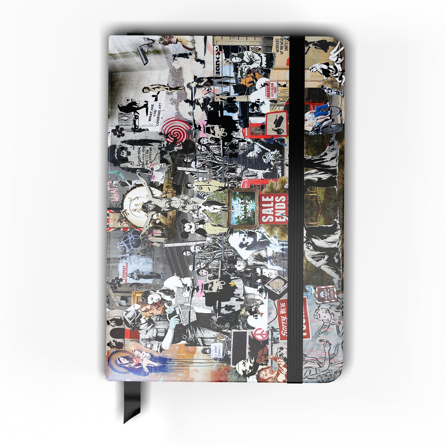Banksy Collage Notebook