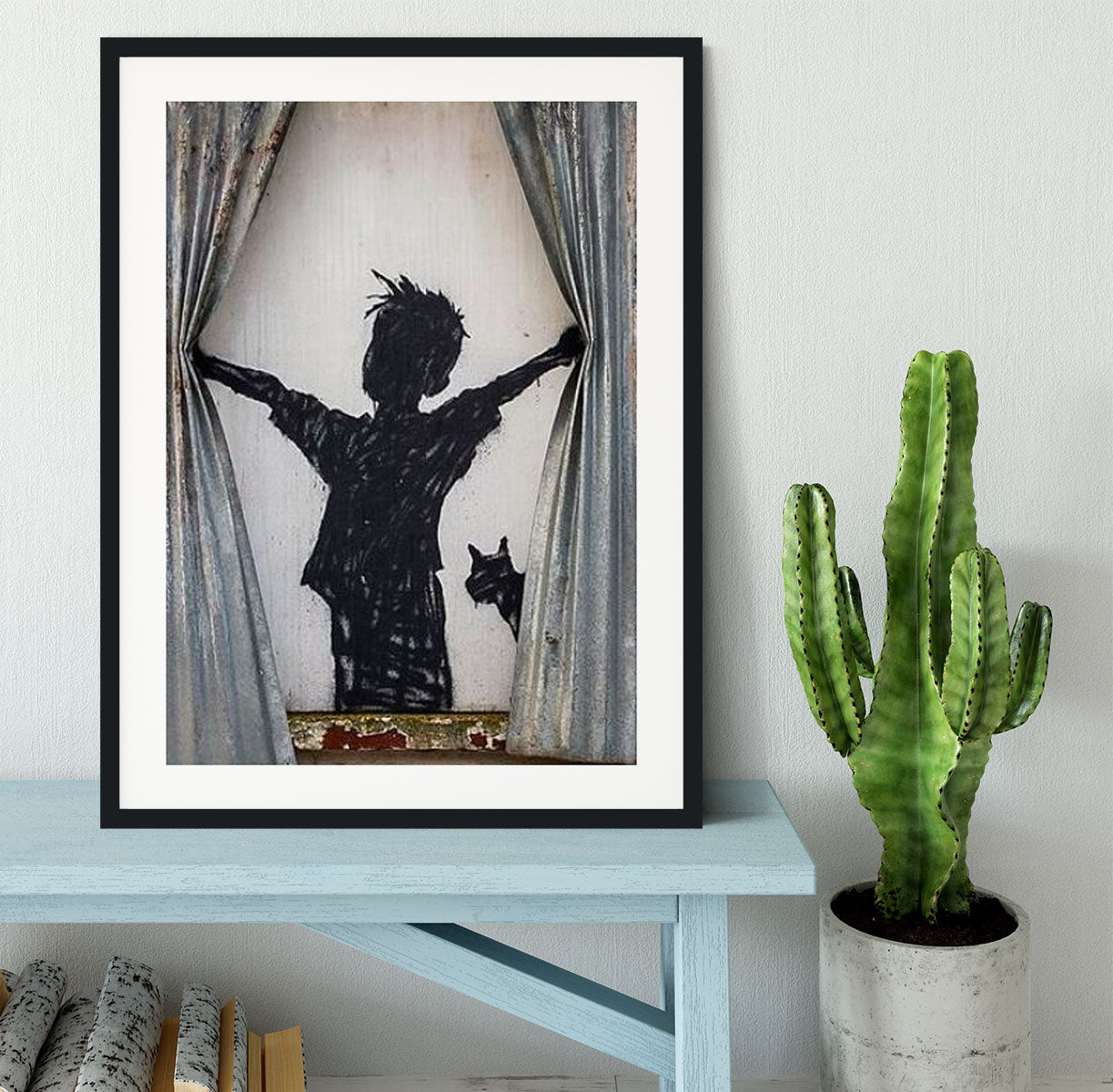 Banksy Derelict Farmhouse Framed Print - Canvas Art Rocks - 1