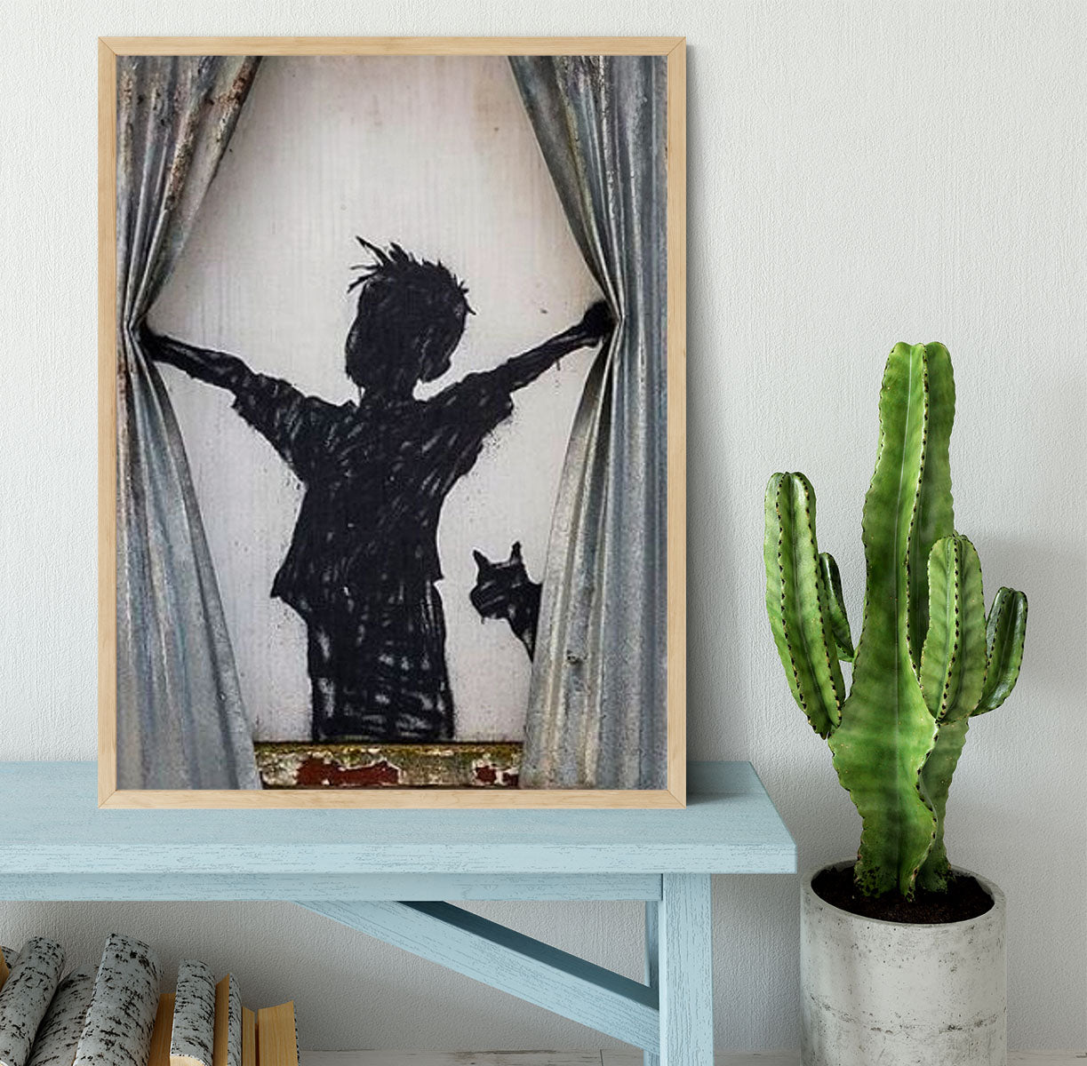 Banksy Derelict Farmhouse Framed Print - Canvas Art Rocks - 4
