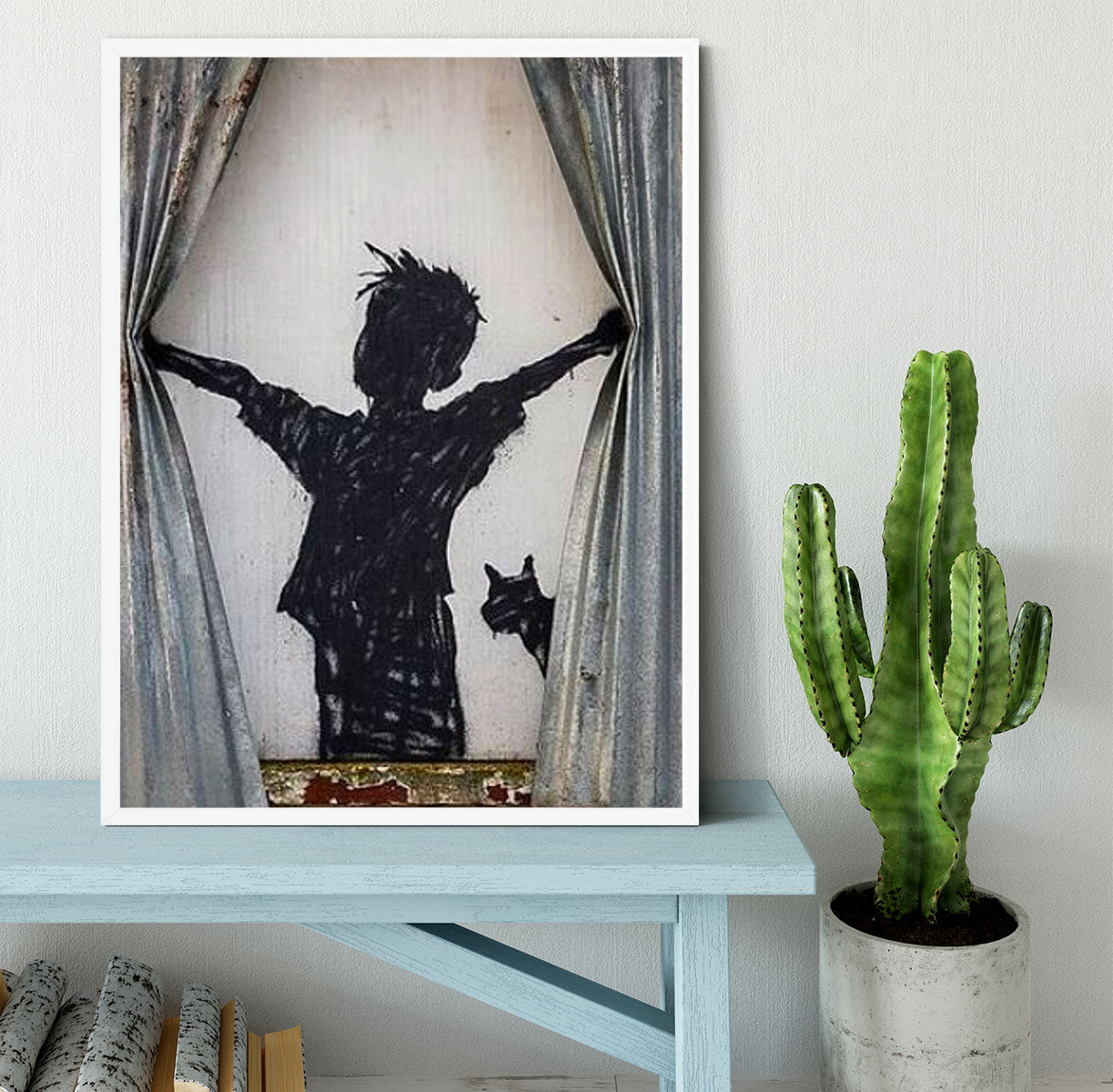Banksy Derelict Farmhouse Framed Print - Canvas Art Rocks -6