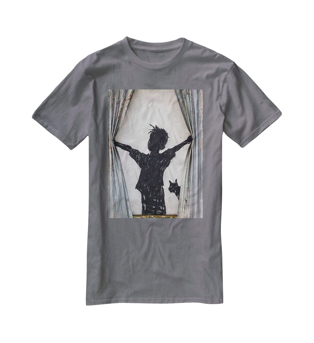 Banksy Derelict Farmhouse T-Shirt - Canvas Art Rocks - 3