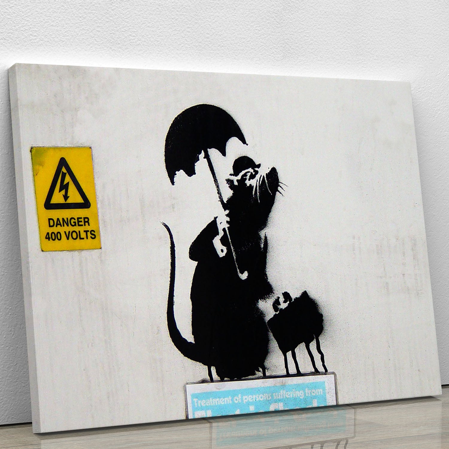 Banksy English Rat Canvas Print or Poster - Canvas Art Rocks - 1