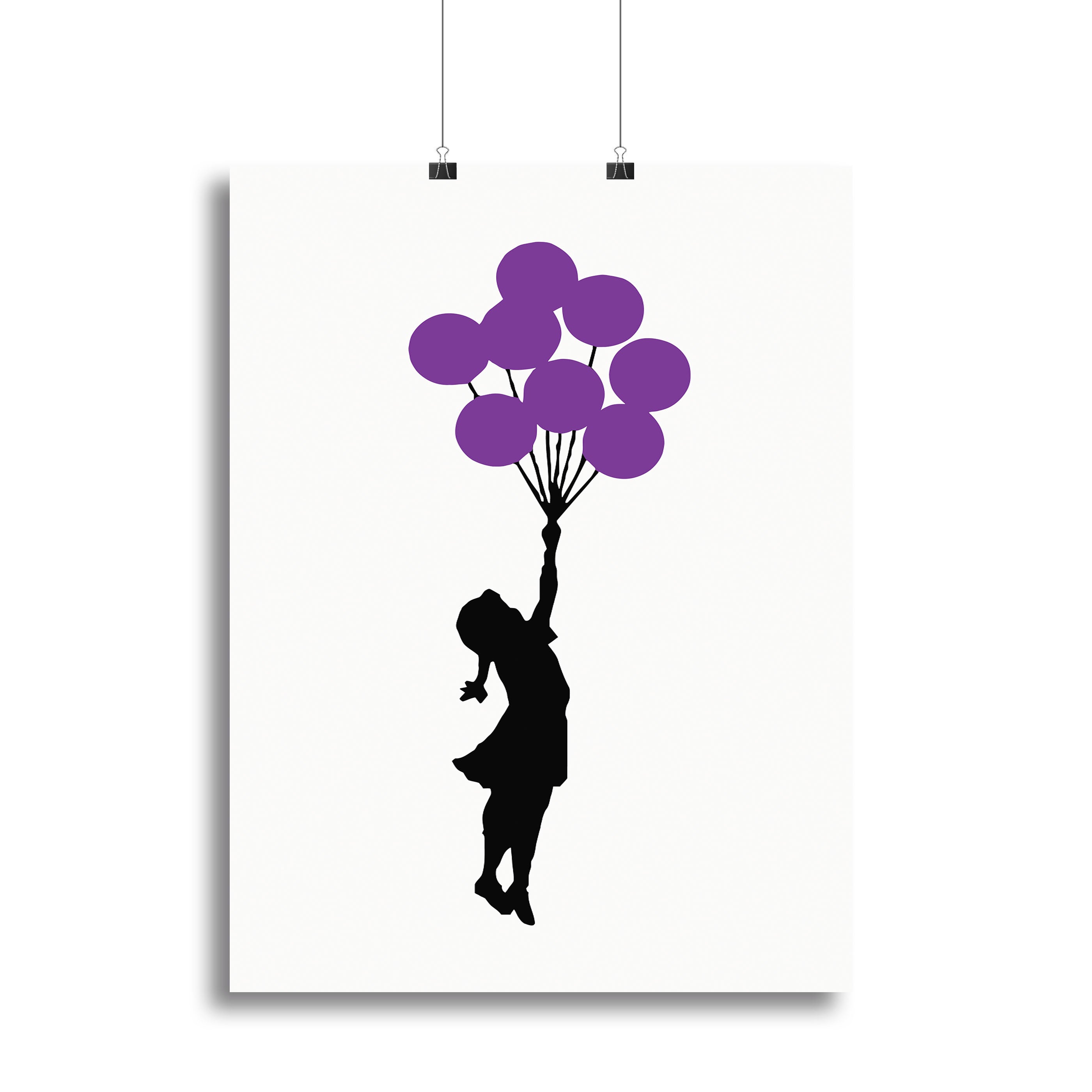 Banksy Flying Balloon Girl Canvas Print or Poster - Canvas Art Rocks - 2
