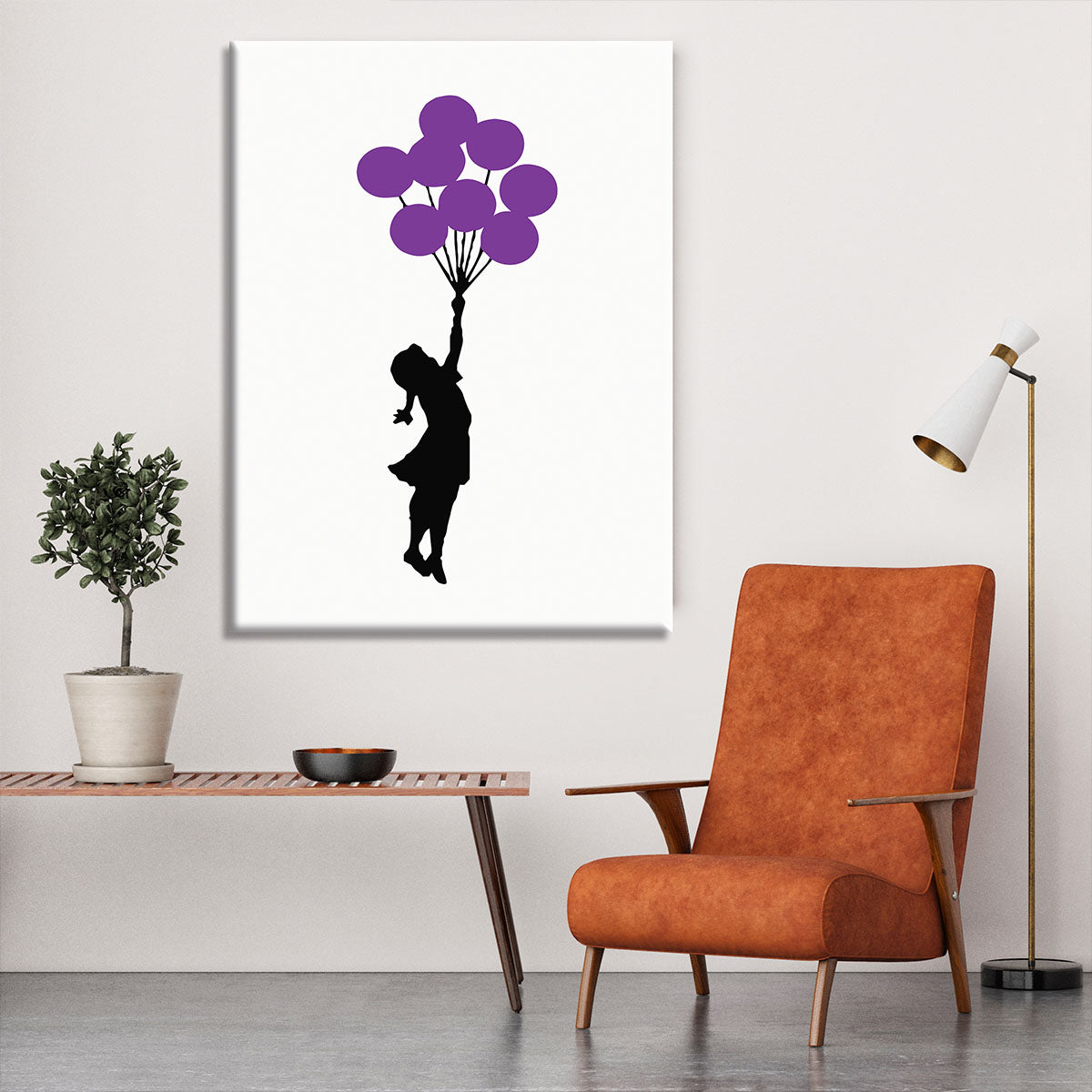 Banksy Flying Balloon Girl Canvas Print or Poster - Canvas Art Rocks - 6