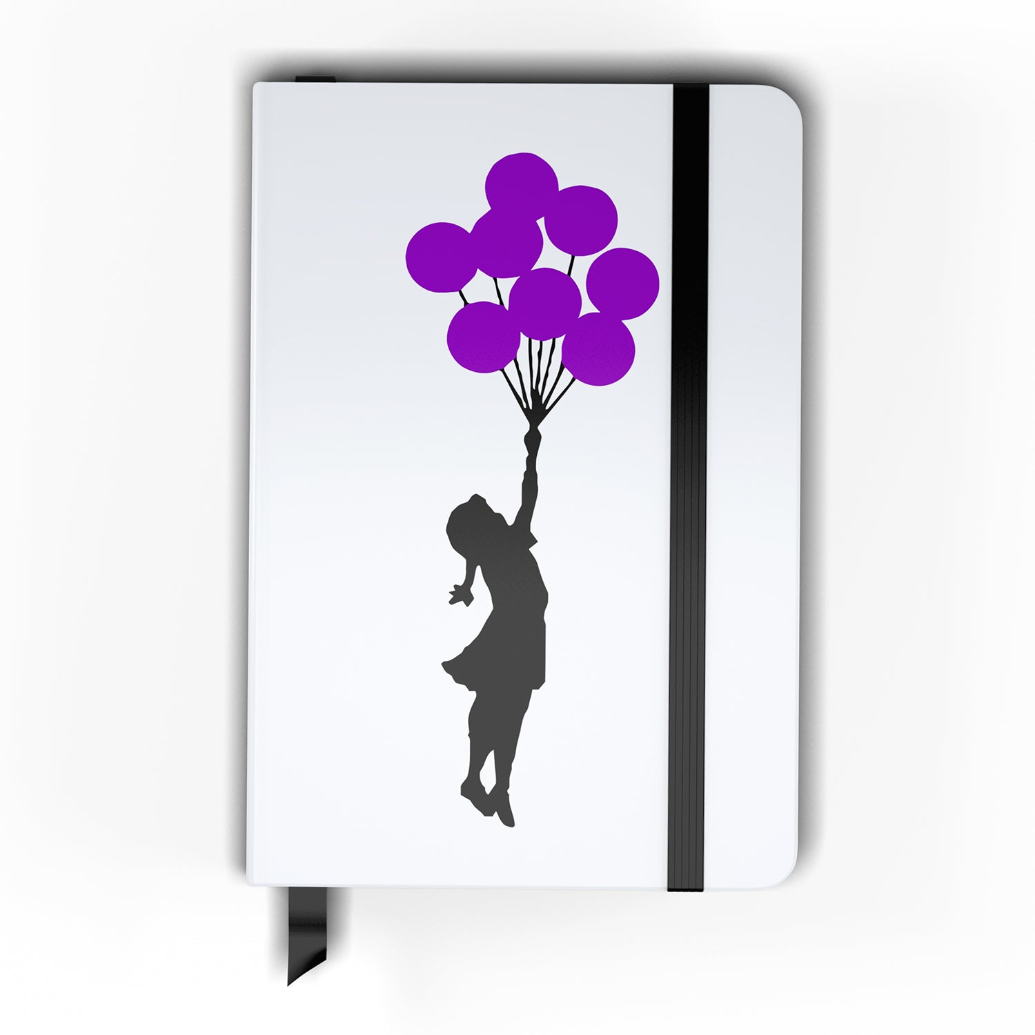 Banksy Flying Balloon Girl Notebook