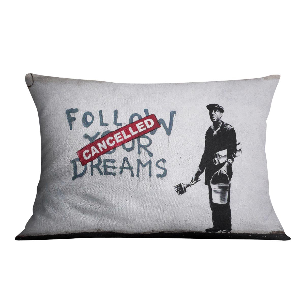 Banksy Follow Your Dreams Cushion