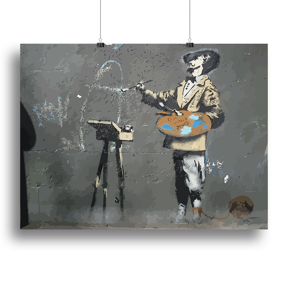 Banksy French Painter Canvas Print or Poster - Canvas Art Rocks - 2