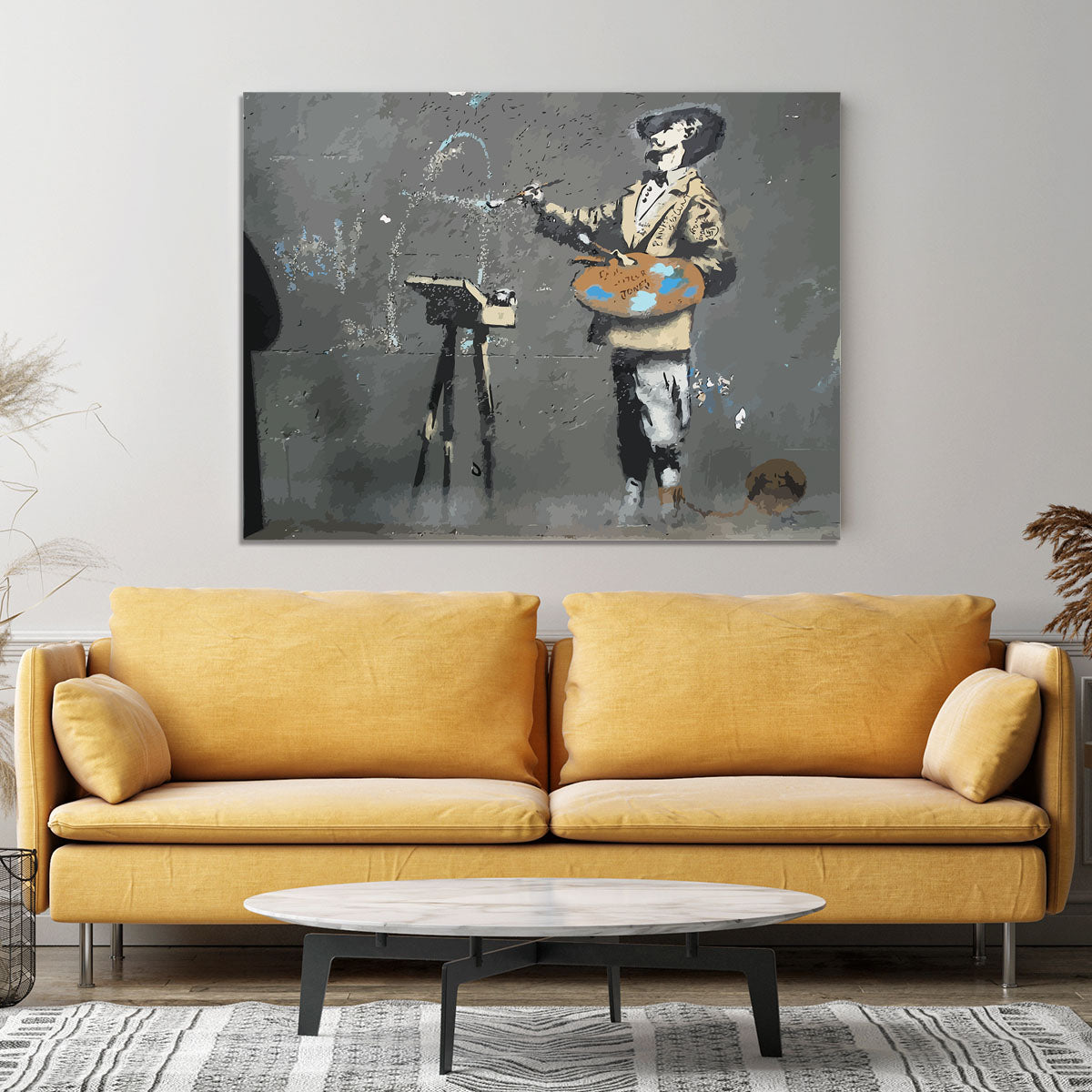 Banksy French Painter Canvas Print or Poster - Canvas Art Rocks - 4