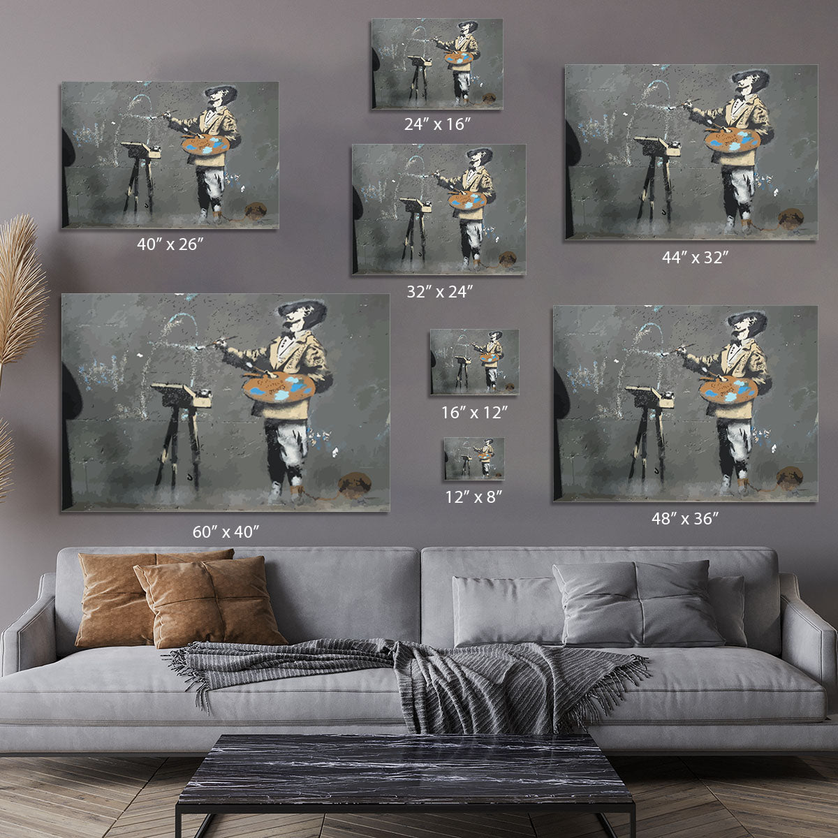 Banksy French Painter Canvas Print or Poster - Canvas Art Rocks - 7