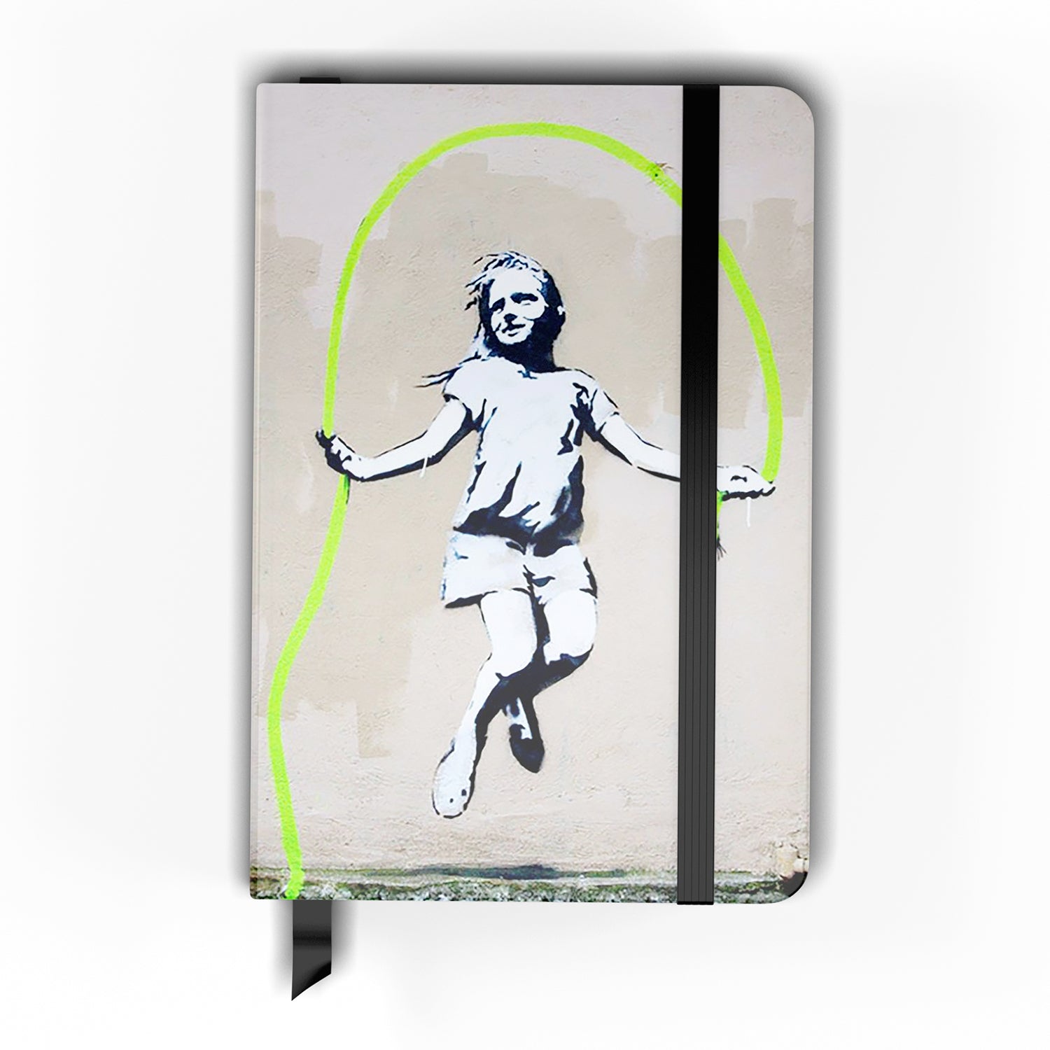 Banksy Girl With Skipping Rope Notebook