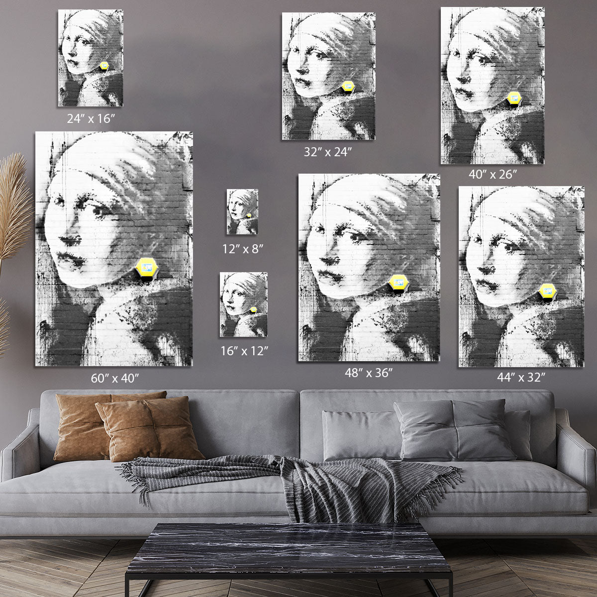 Banksy Girl With a Pierced Eardrum Canvas Print or Poster - Canvas Art Rocks - 7