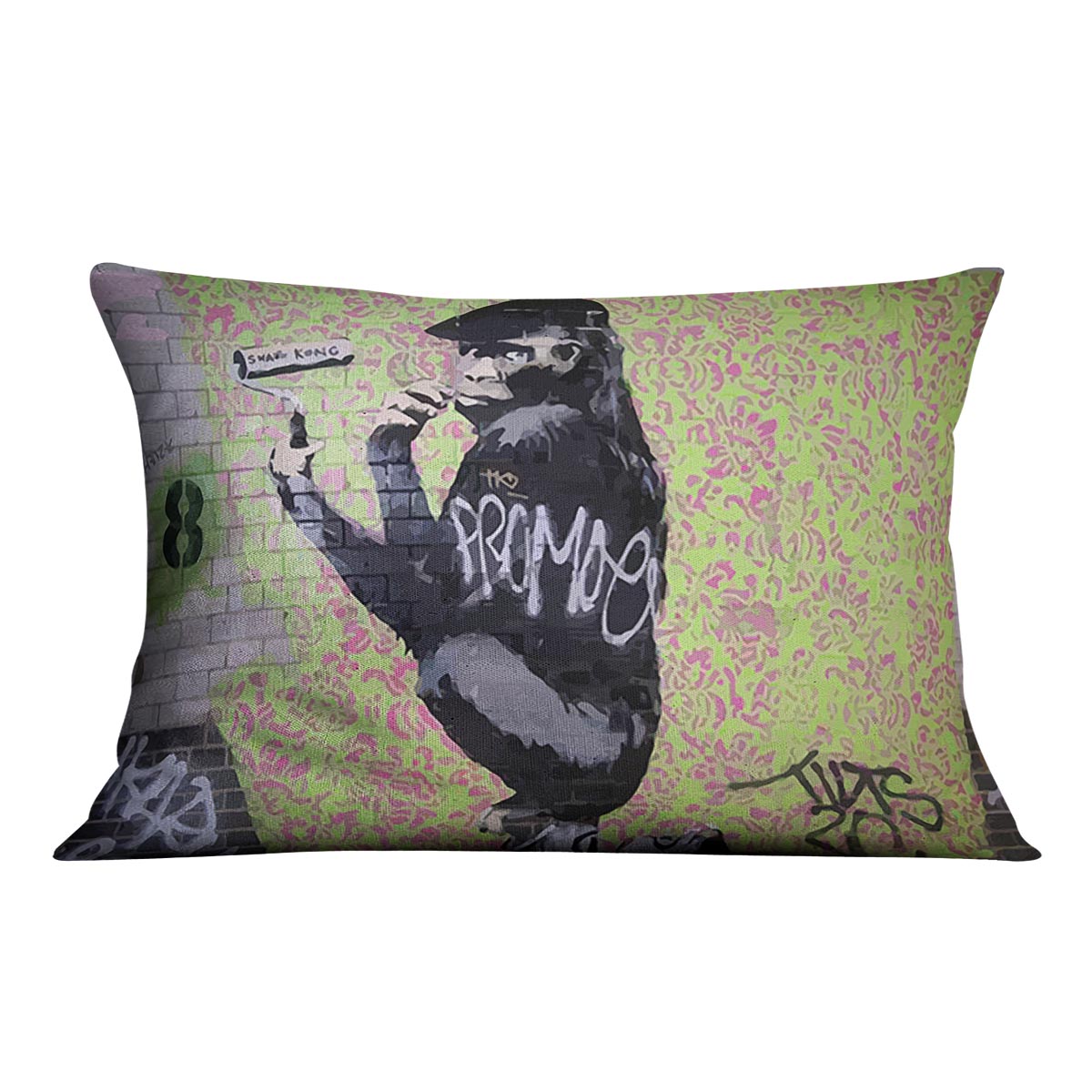Banksy Gorilla Artist Cushion