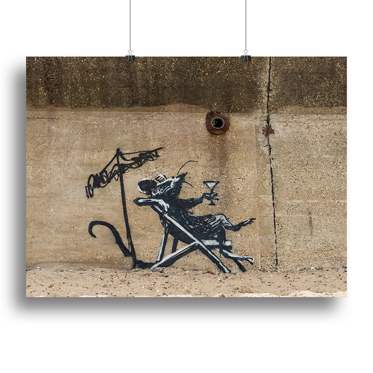 Banksy Great British Spraycation Canvas Print or Poster - Canvas Art Rocks - 2