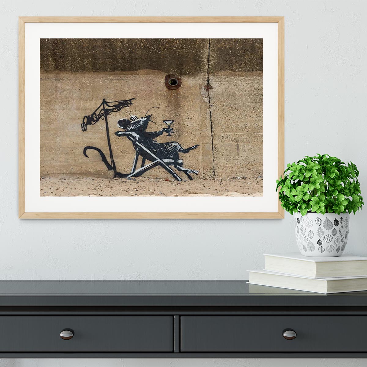Banksy Great British Spraycation Framed Print - Canvas Art Rocks - 3