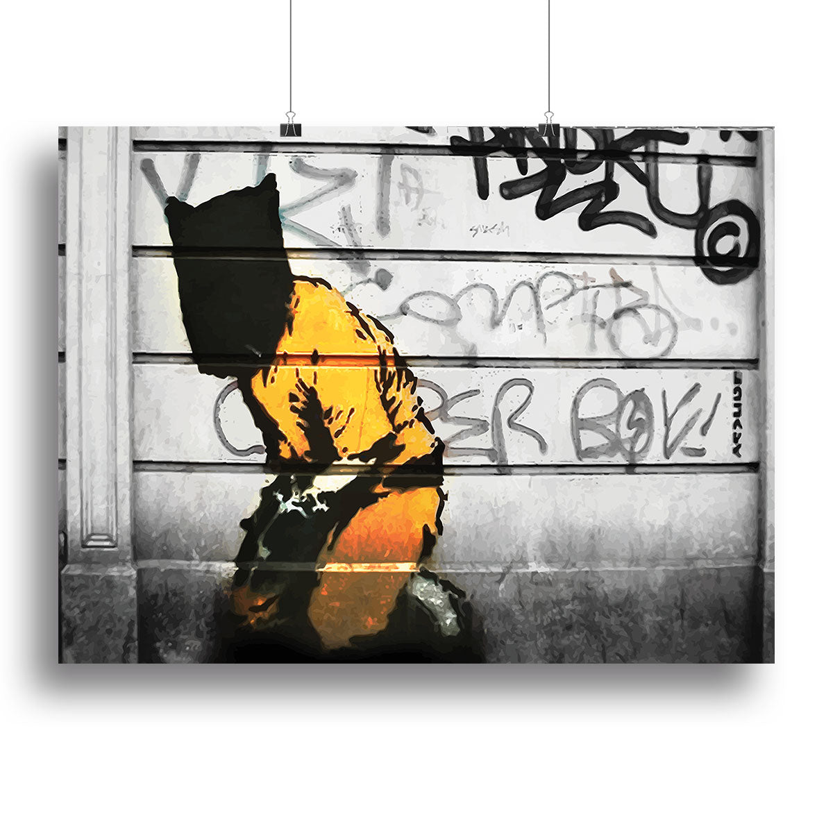 Banksy Guantanamo Bay Detainee Canvas Print or Poster - Canvas Art Rocks - 2