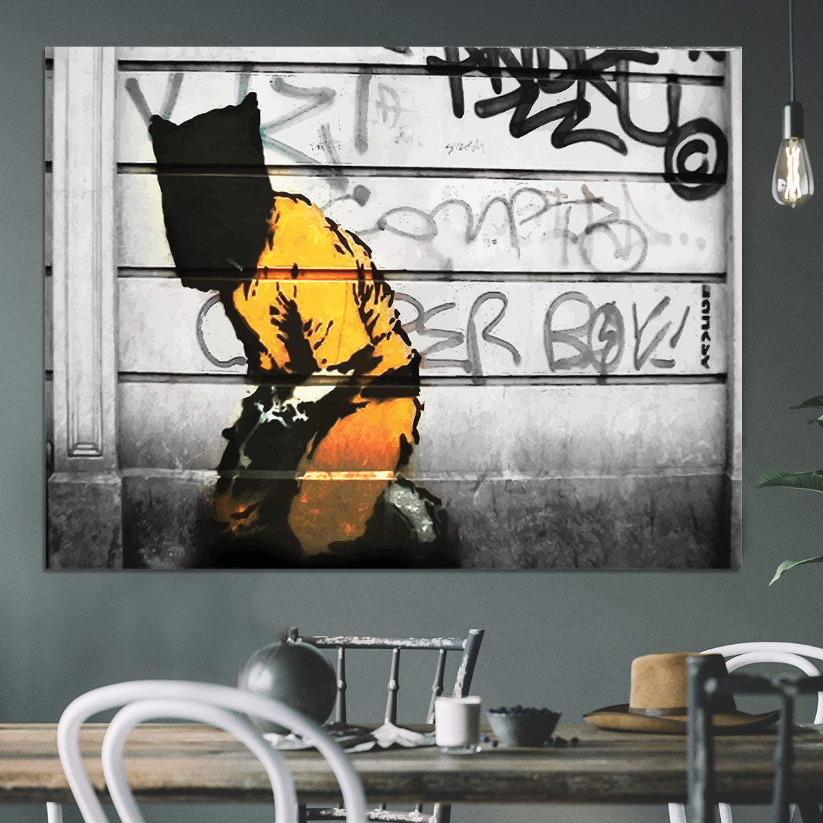 Banksy Guantanamo Bay Detainee Canvas Print or Poster - Canvas Art Rocks - 3