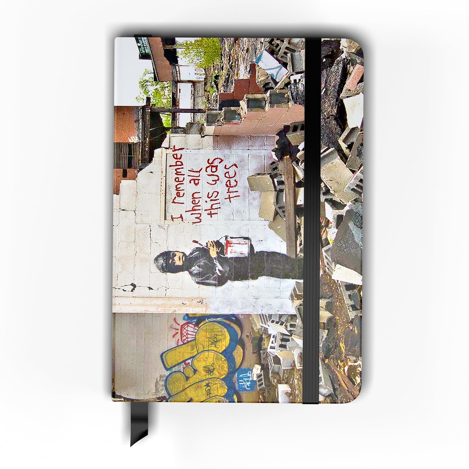 Banksy I Remember When All This Was Trees Notebook