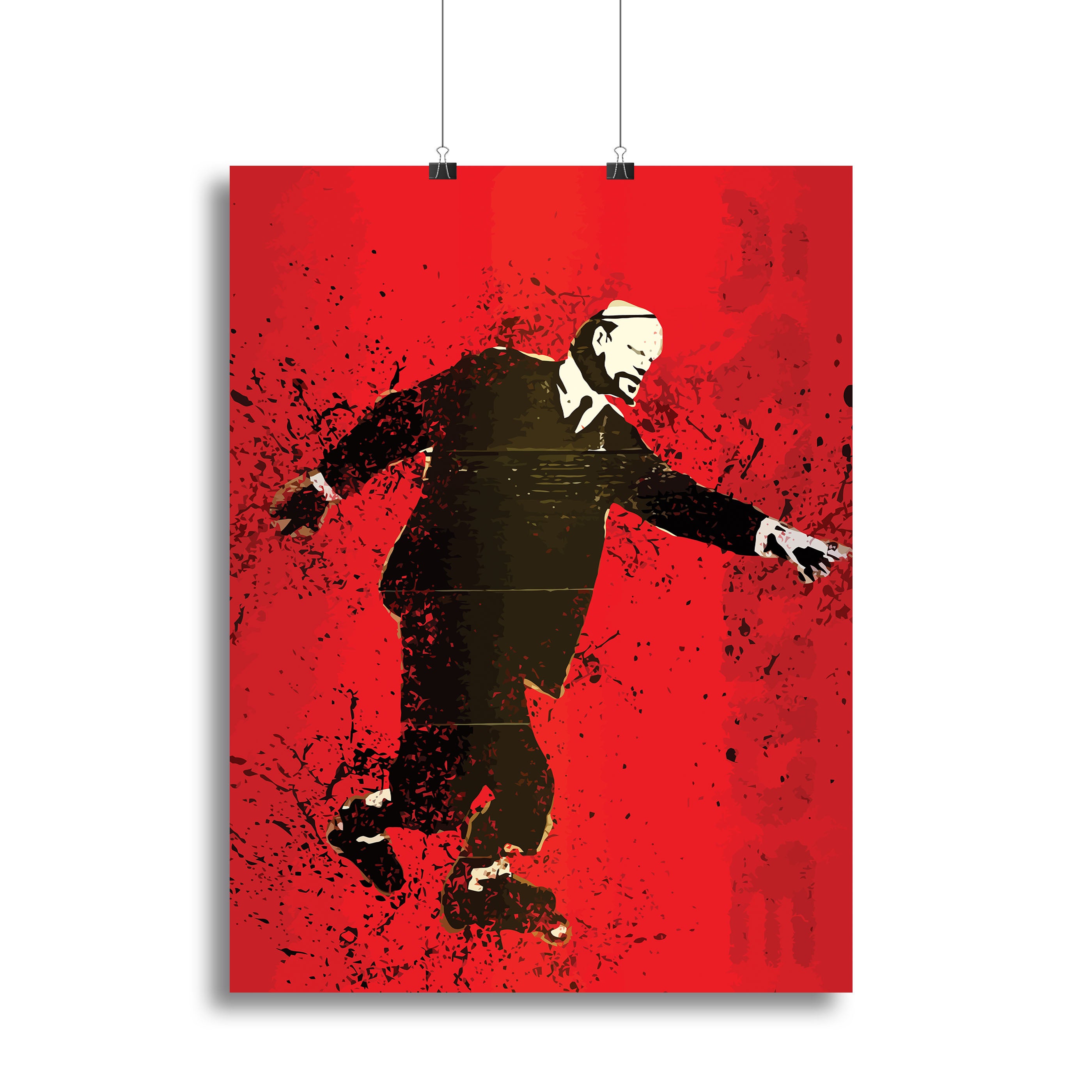 Banksy Lenin on Roller Blades Canvas Print or Poster - Canvas Art Rocks - 2
