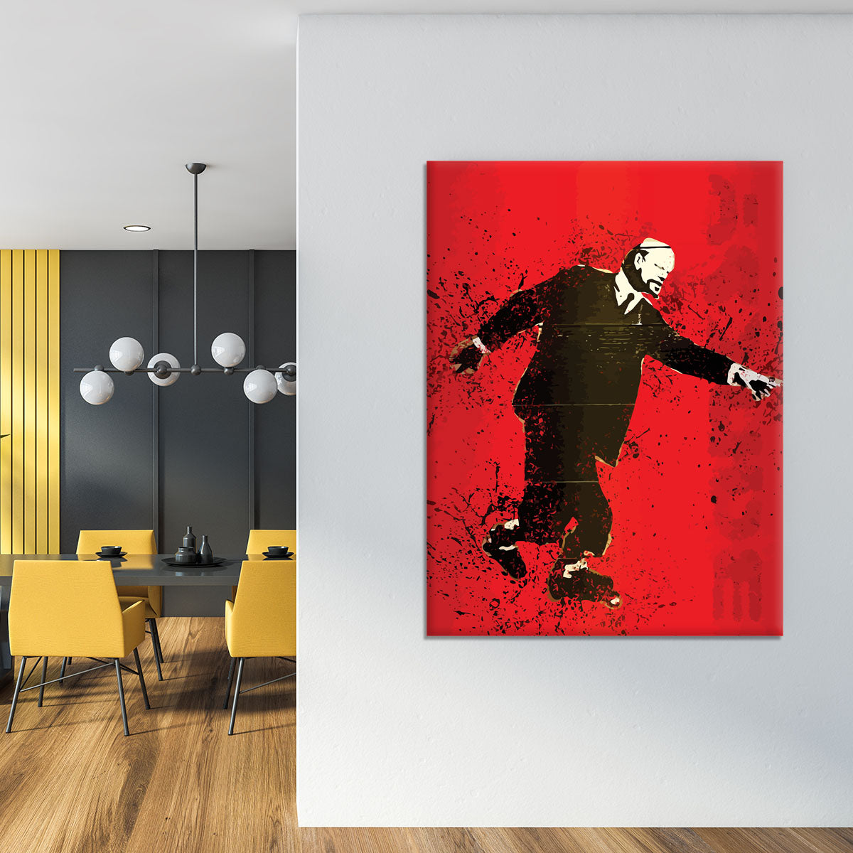 Banksy Lenin on Roller Blades Canvas Print or Poster - Canvas Art Rocks - 4
