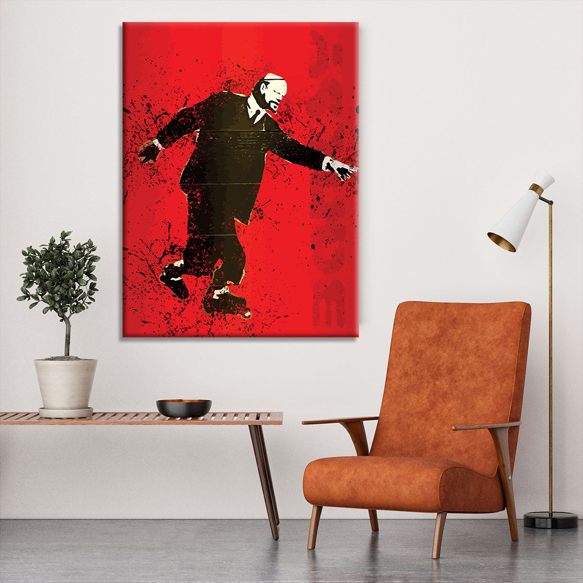 Banksy Lenin on Roller Blades Canvas Print or Poster - Canvas Art Rocks - 6