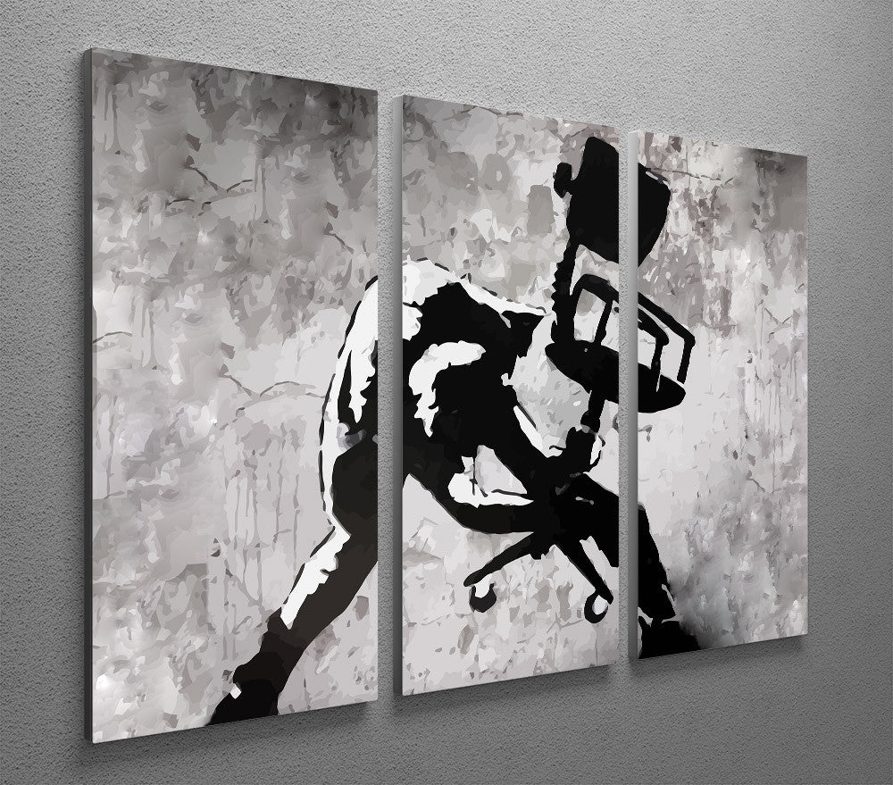 Banksy London Calling 3 Split Panel Canvas Print - Canvas Art Rocks