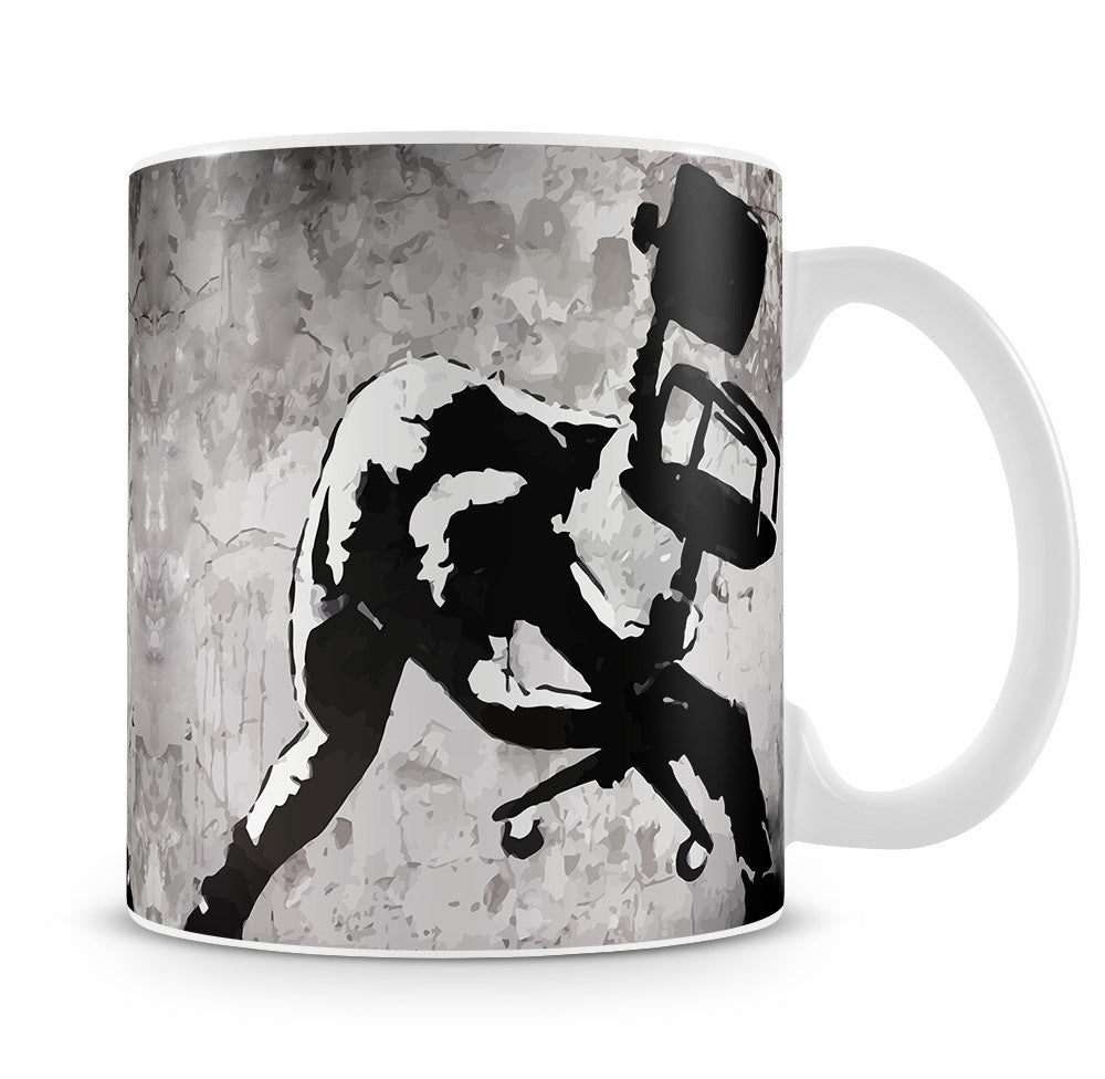 Banksy London Calling Mug - Canvas Art Rocks