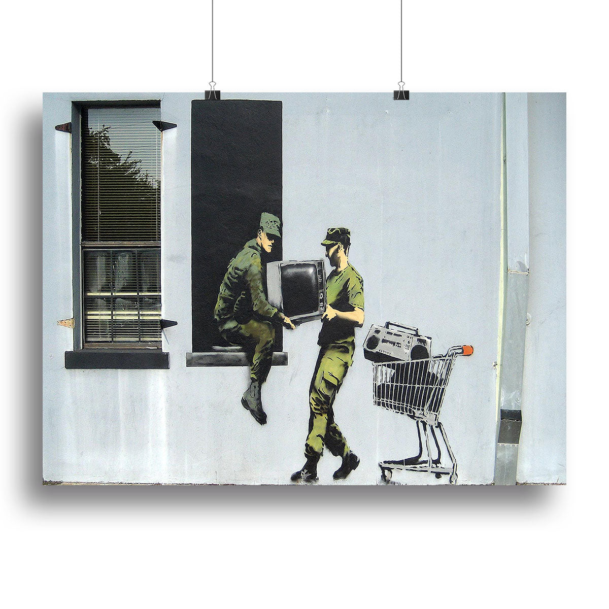 Banksy Looting Soldiers Canvas Print or Poster - Canvas Art Rocks - 2