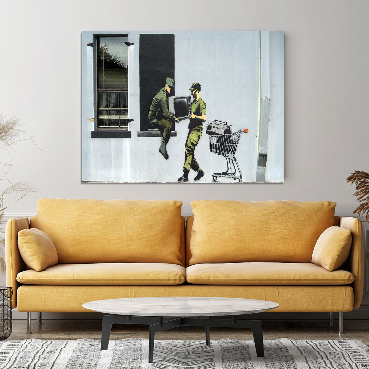 Banksy Looting Soldiers Canvas Print or Poster - Canvas Art Rocks - 4