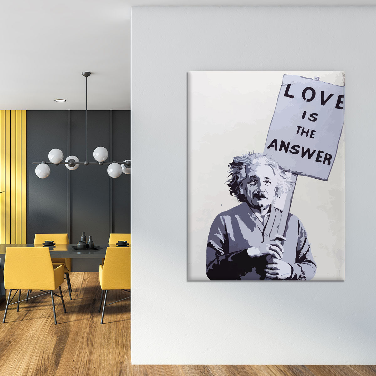 Banksy Love Is The Answer Canvas Print or Poster - Canvas Art Rocks - 4