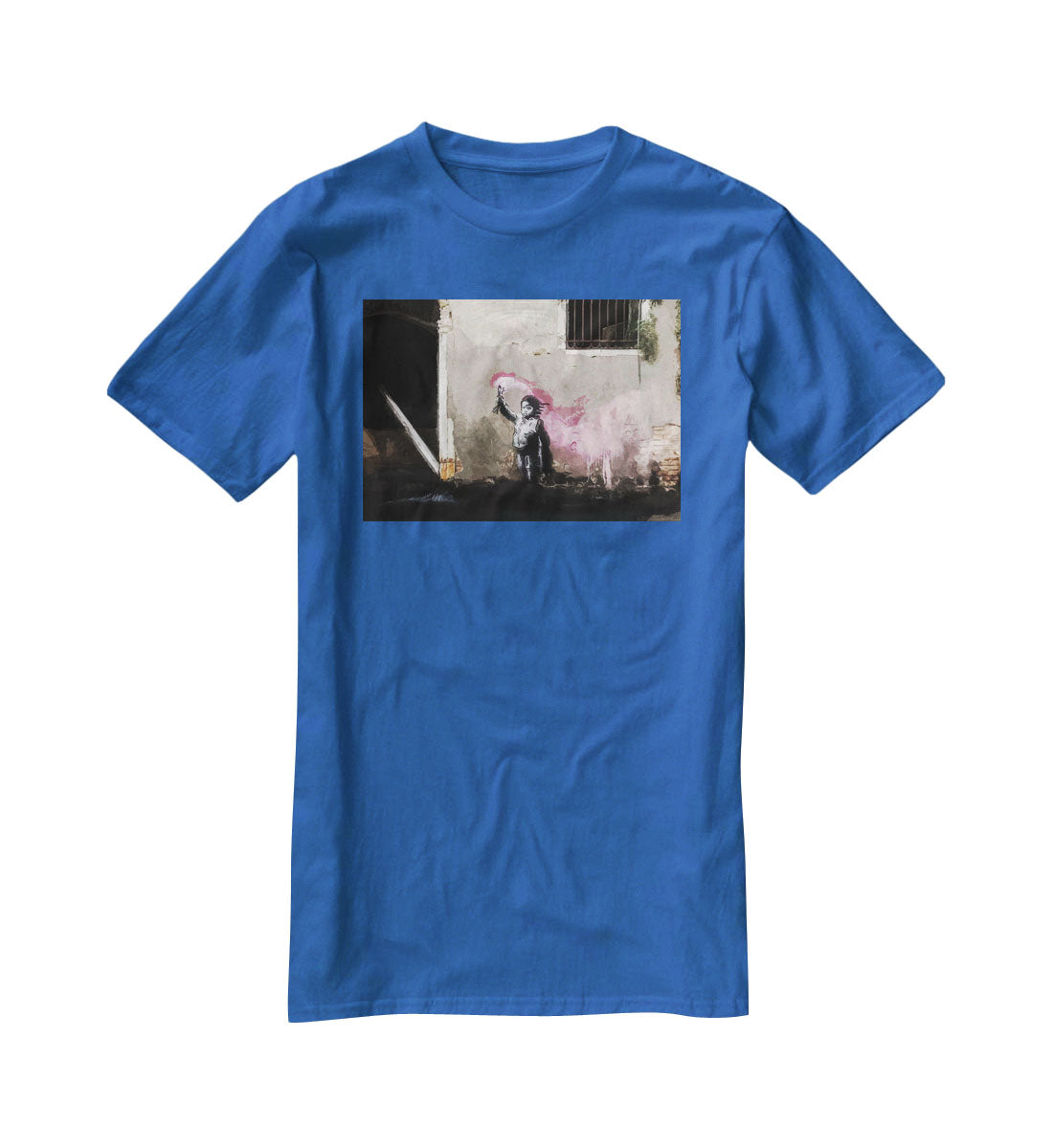 Banksy Migrant Child Venice T-Shirt - Canvas Art Rocks - 2
