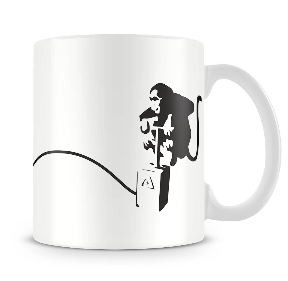 Banksy Monkey Banana Bomb Mug - Canvas Art Rocks