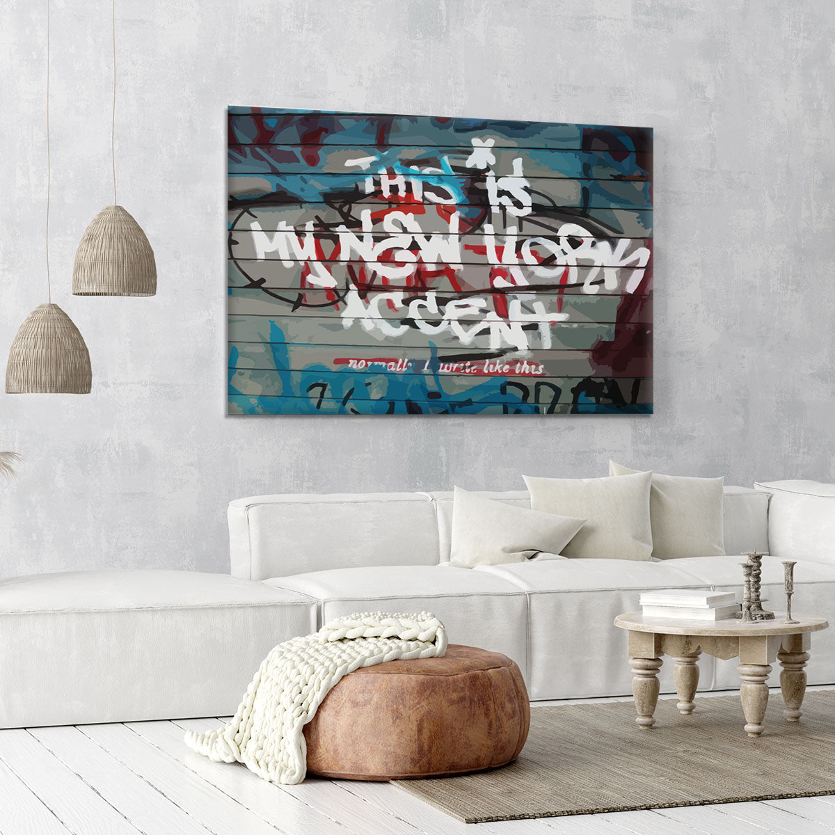 Banksy New York Accent Canvas Print or Poster - Canvas Art Rocks - 6