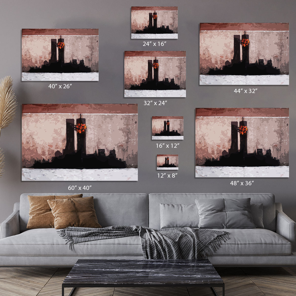 Banksy New York Twin Towers Canvas Print or Poster - Canvas Art Rocks - 7