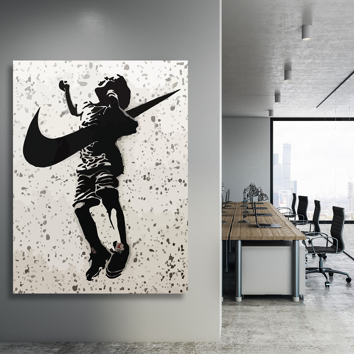 Banksy Nike Canvas Print or Poster - Canvas Art Rocks - 3