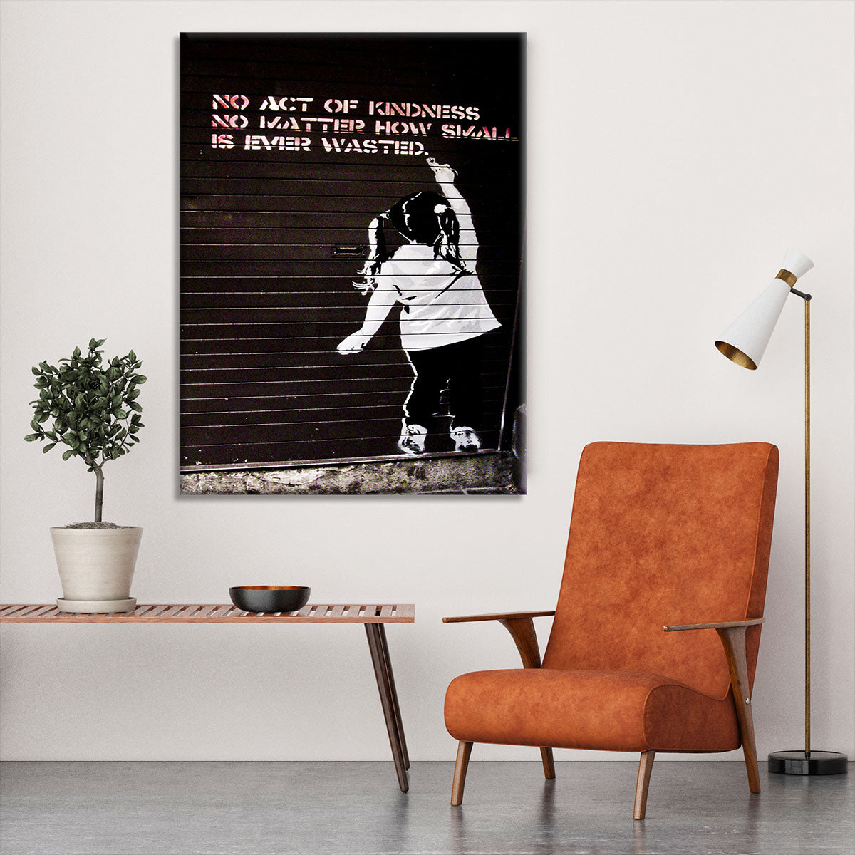 Banksy No Kindness Canvas Print or Poster - Canvas Art Rocks - 6