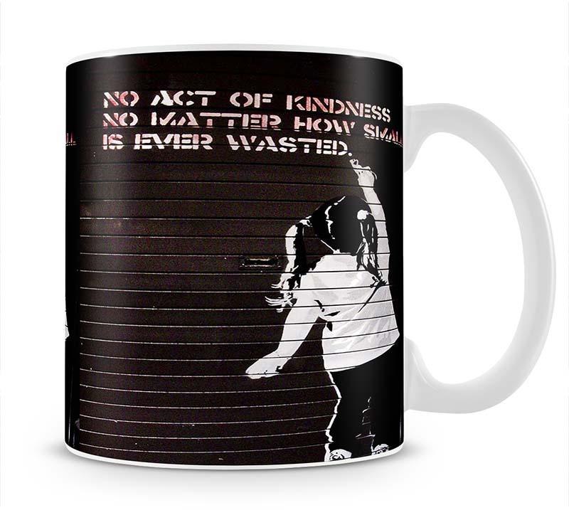 Banksy No Kindness Mug - Canvas Art Rocks - 1