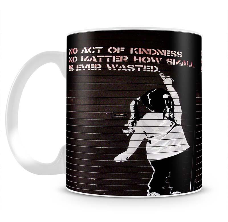 Banksy No Kindness Mug - Canvas Art Rocks - 2