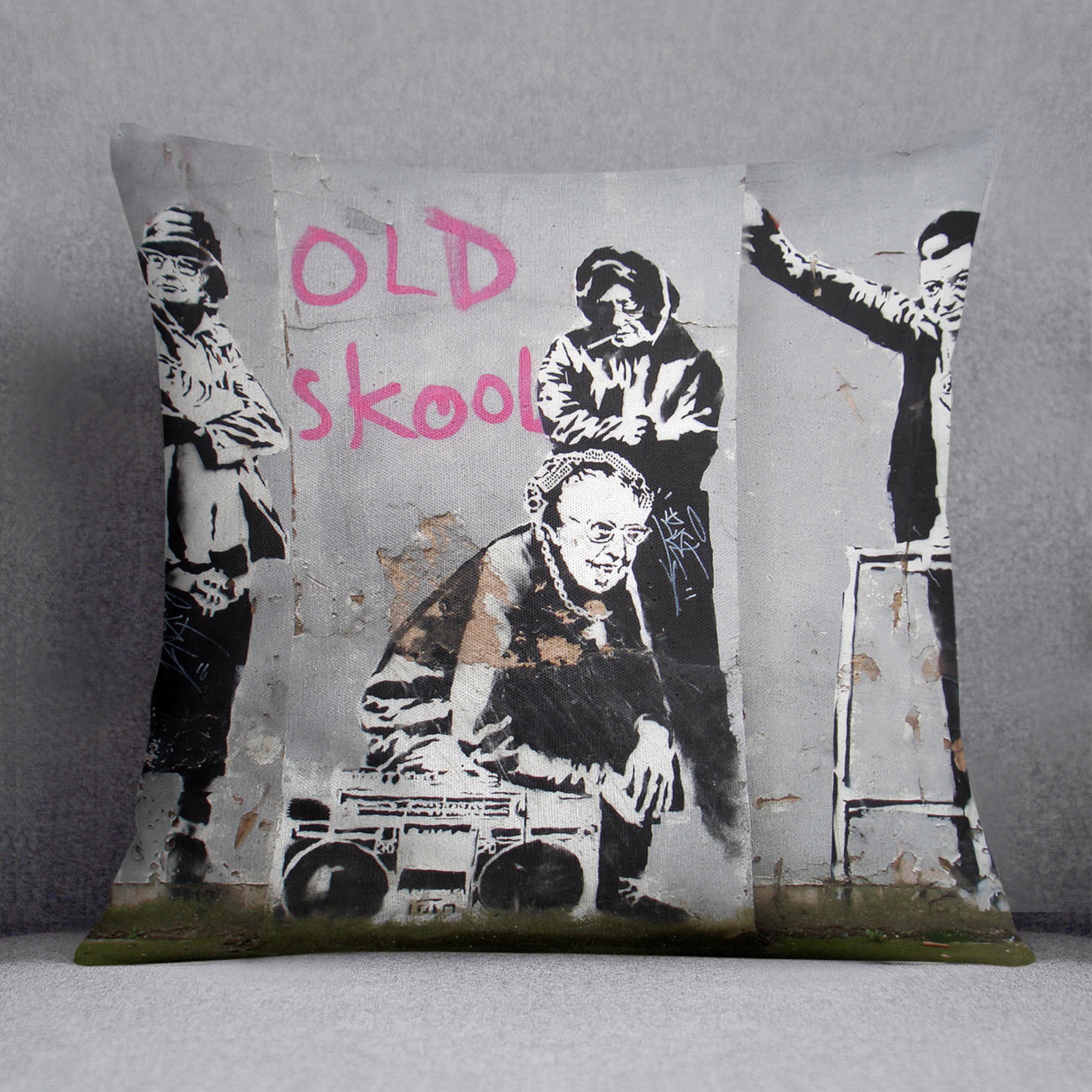 Banksy Old Skool Cushion