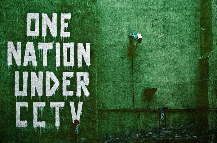 Banksy One Nation Under CCTV Wall Mural Wallpaper