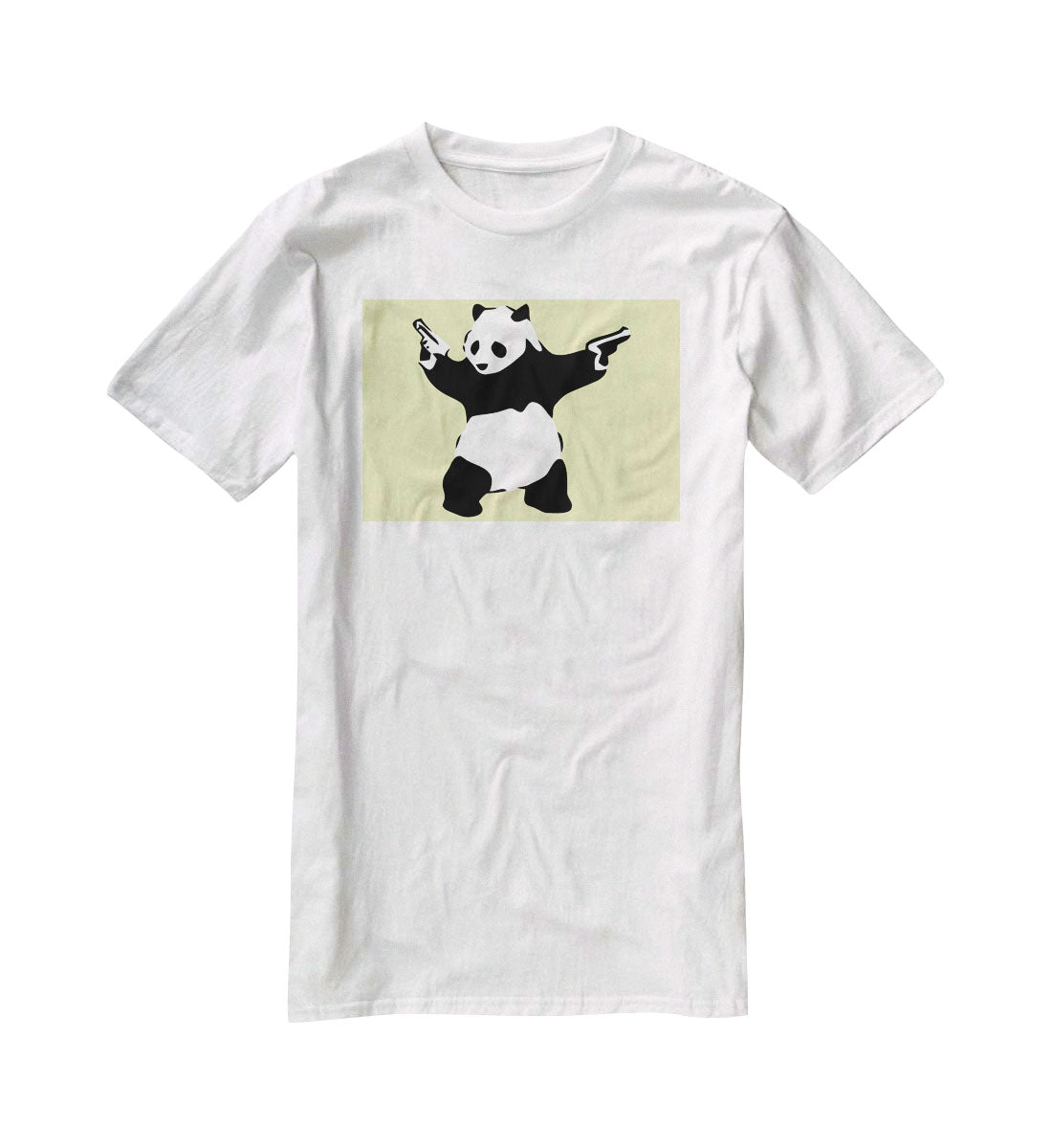 Banksy Panda Yellow T-Shirt - Canvas Art Rocks - 5